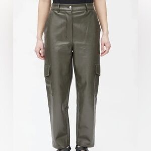Wilfred Cargo Vegan Leather Pants